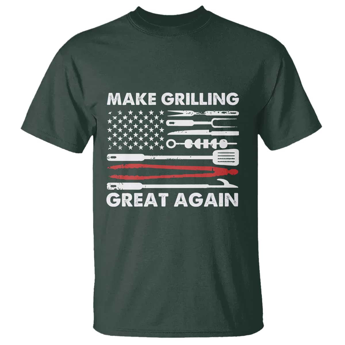 Funny BBQ Grilling Pitmaster T Shirt Make Grilling Great Again Chef Smoking Tools - Wonder Print Shop