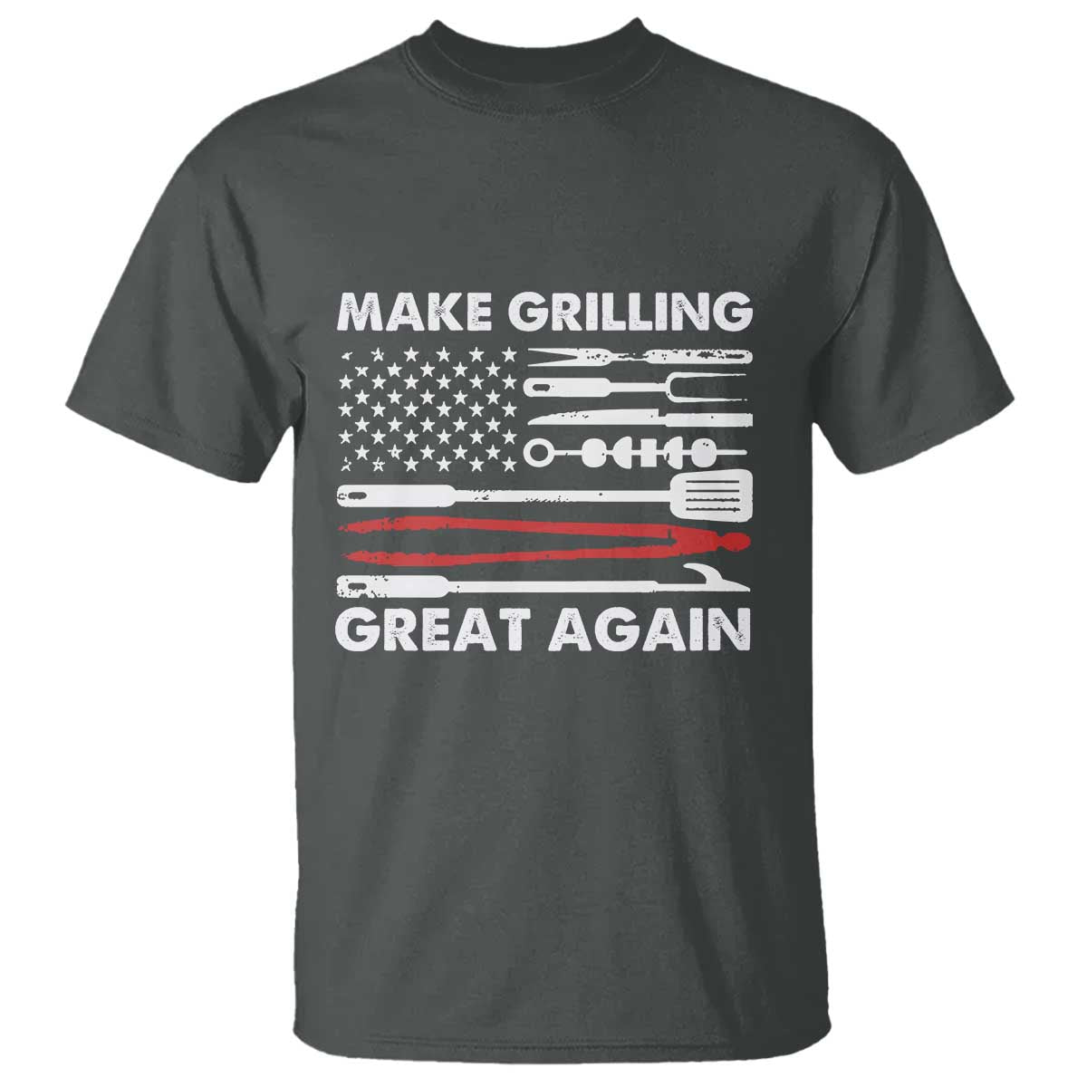 Funny BBQ Grilling Pitmaster T Shirt Make Grilling Great Again Chef Smoking Tools - Wonder Print Shop