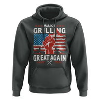 Funny BBQ Lover Hoodie Make Grilling Great Again Smoker Grill Sausages