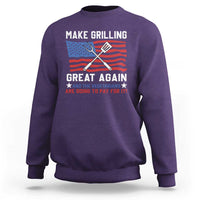Funny BBQ Lover Sweatshirt Make Grilling Great Again And The Vegetarians Are Going To Pay For It