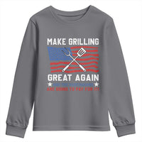 Funny BBQ Lover Youth Sweatshirt Make Grilling Great Again And The Vegetarians Are Going To Pay For It