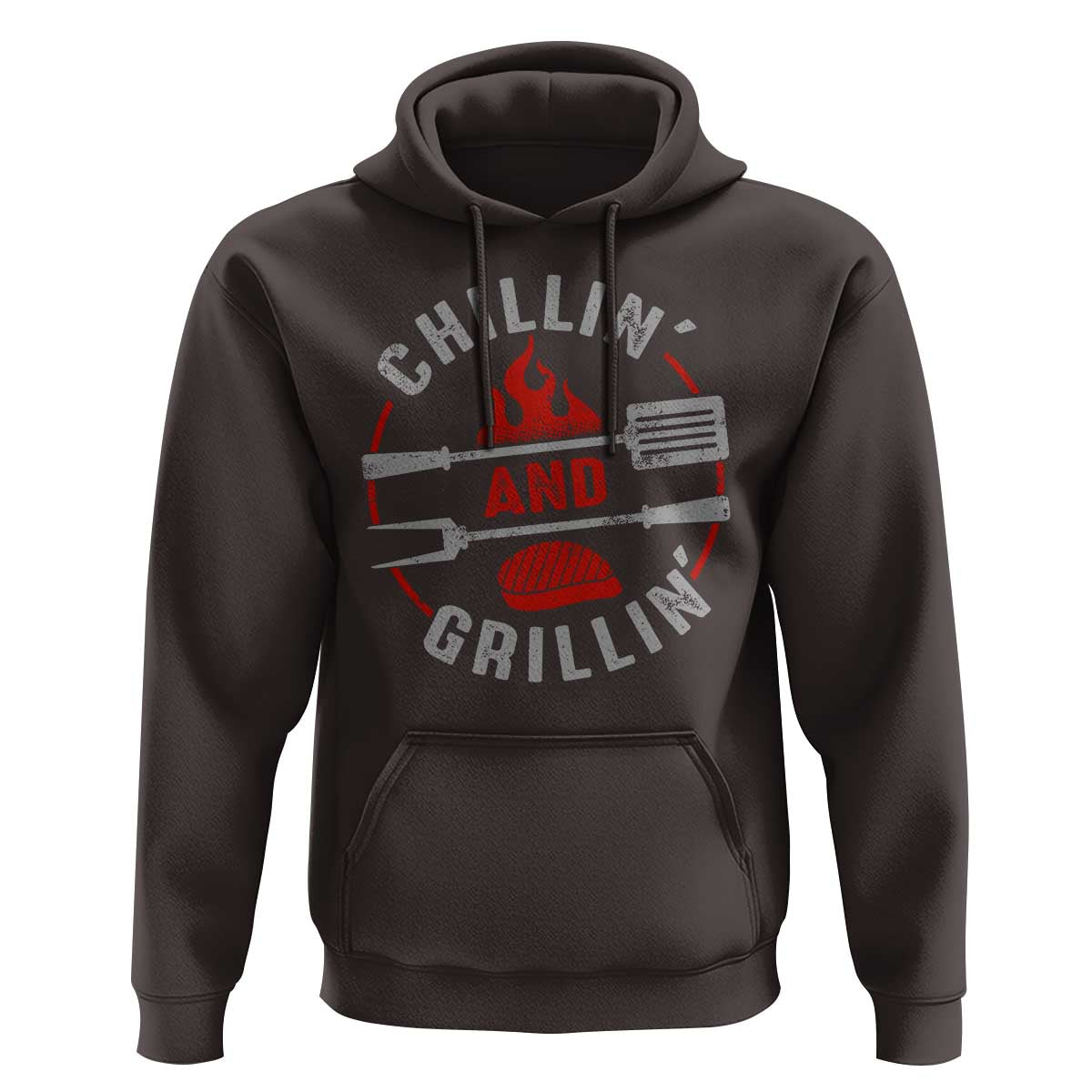 Funny BBQ Lover Hoodie Chillin And Grillin Smoker Grilling Pitmaster