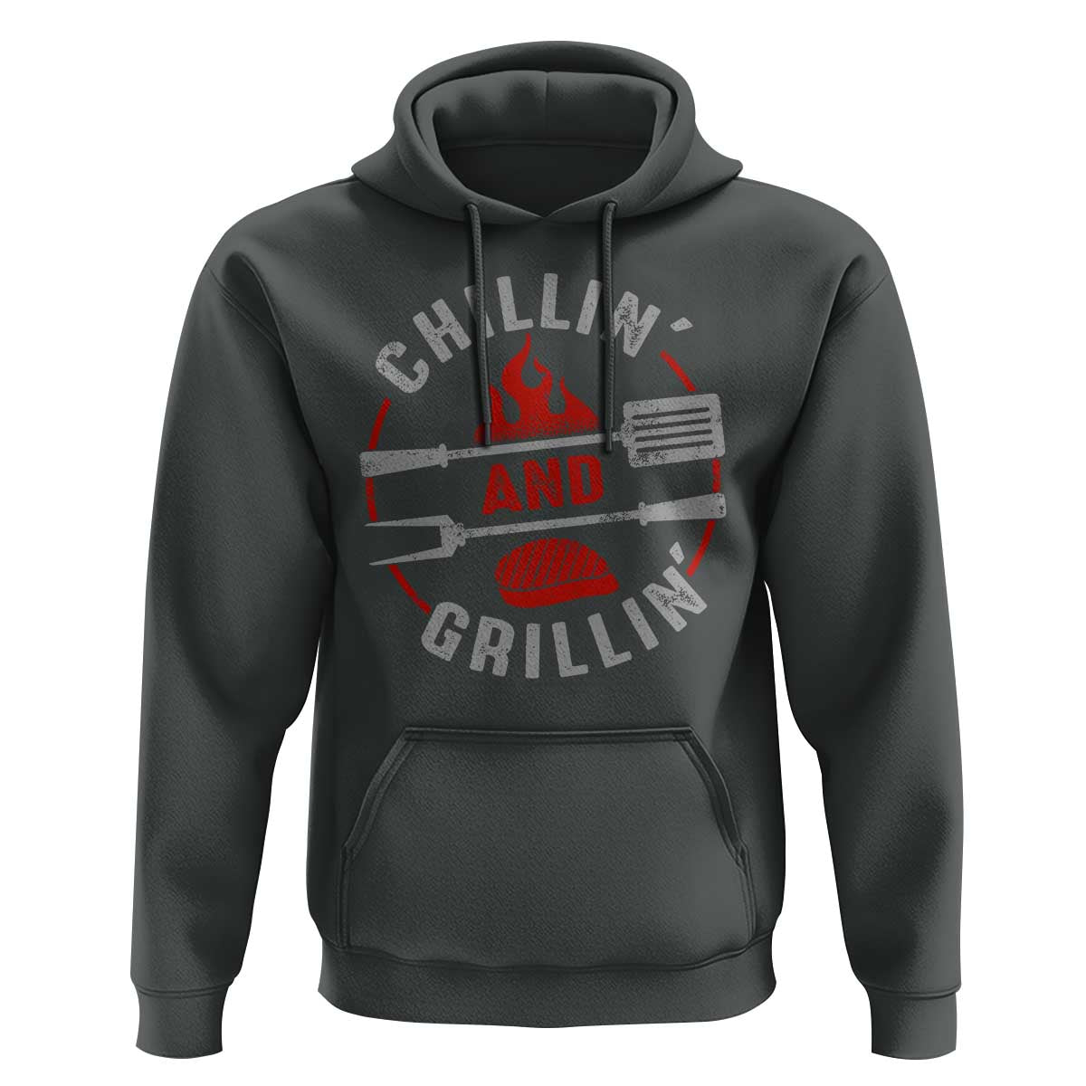 Funny BBQ Lover Hoodie Chillin And Grillin Smoker Grilling Pitmaster