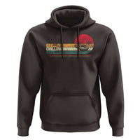 Funny BBQ Lover Hoodie Grilling Chillin' Refillin Beer Drinking Smoker Grilling Pitmaster