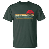 Funny BBQ Lover T Shirt Grilling Chillin' Refillin Beer Drinking Smoker Grilling Pitmaster - Wonder Print Shop