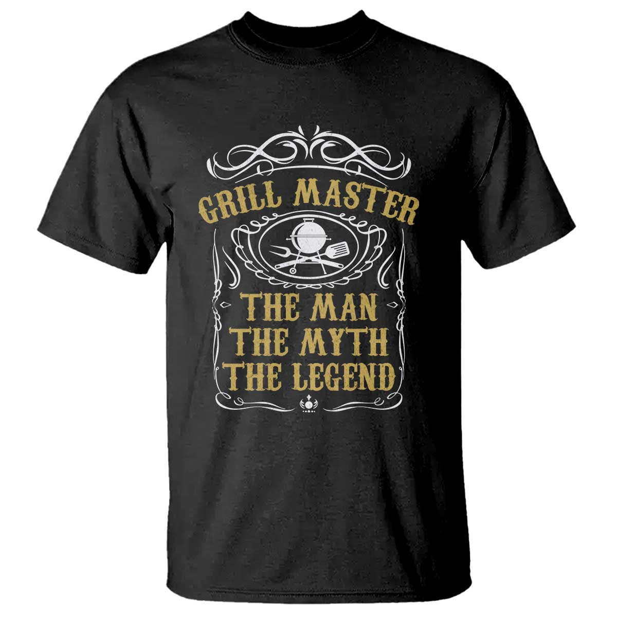 BBQ Grilling Pitmaster T Shirt Grill Master The Man The Myth The Legend - Wonder Print Shop