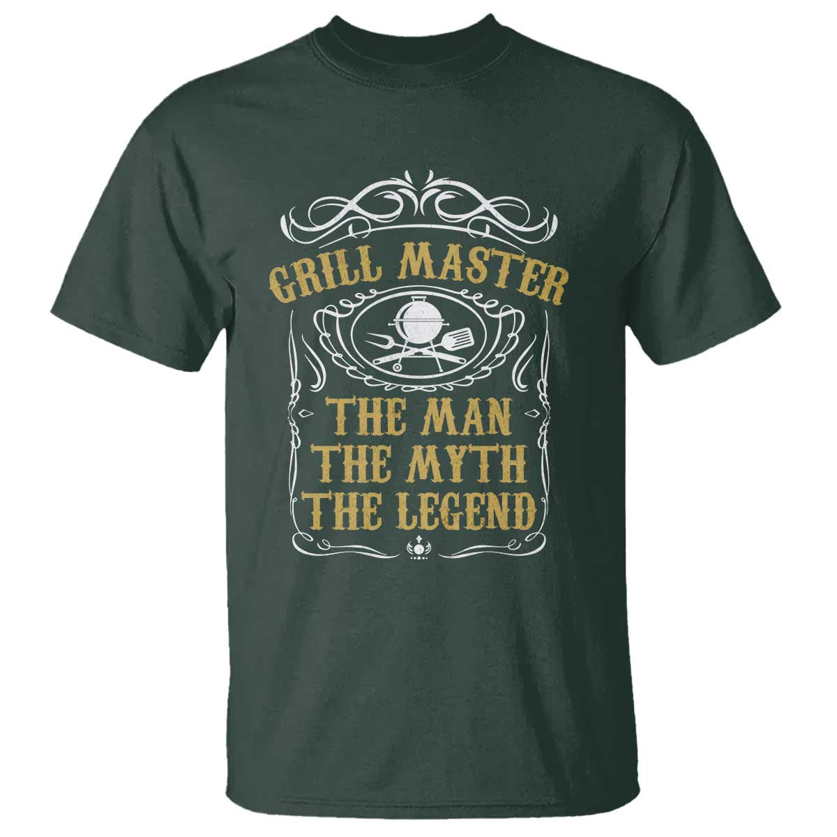 BBQ Grilling Pitmaster T Shirt Grill Master The Man The Myth The Legend - Wonder Print Shop