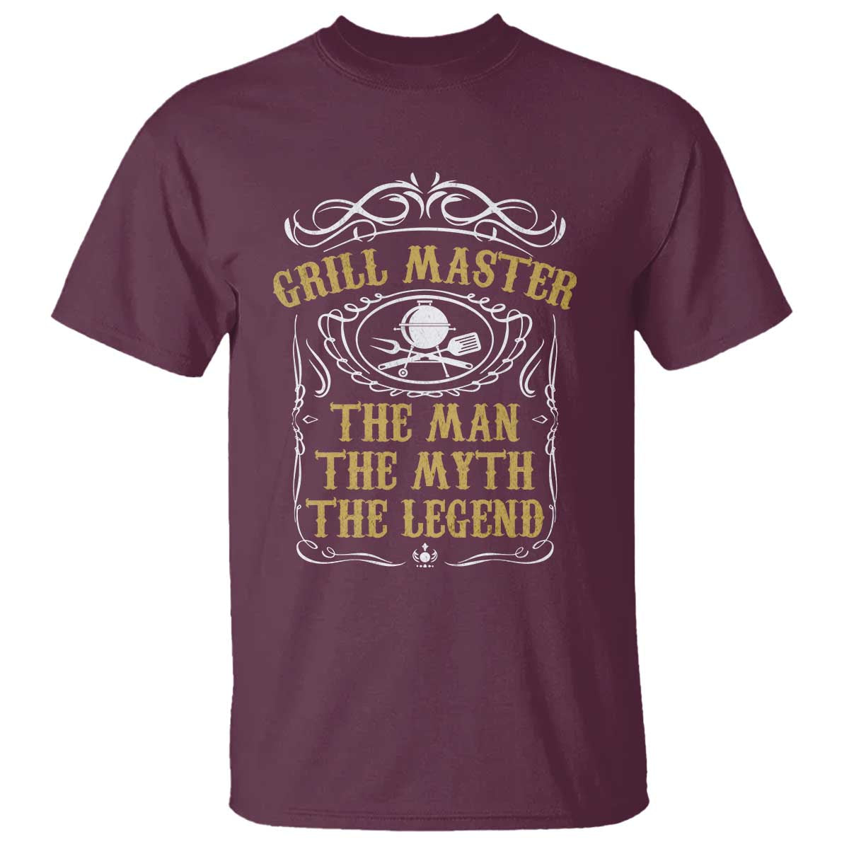 BBQ Grilling Pitmaster T Shirt Grill Master The Man The Myth The Legend - Wonder Print Shop