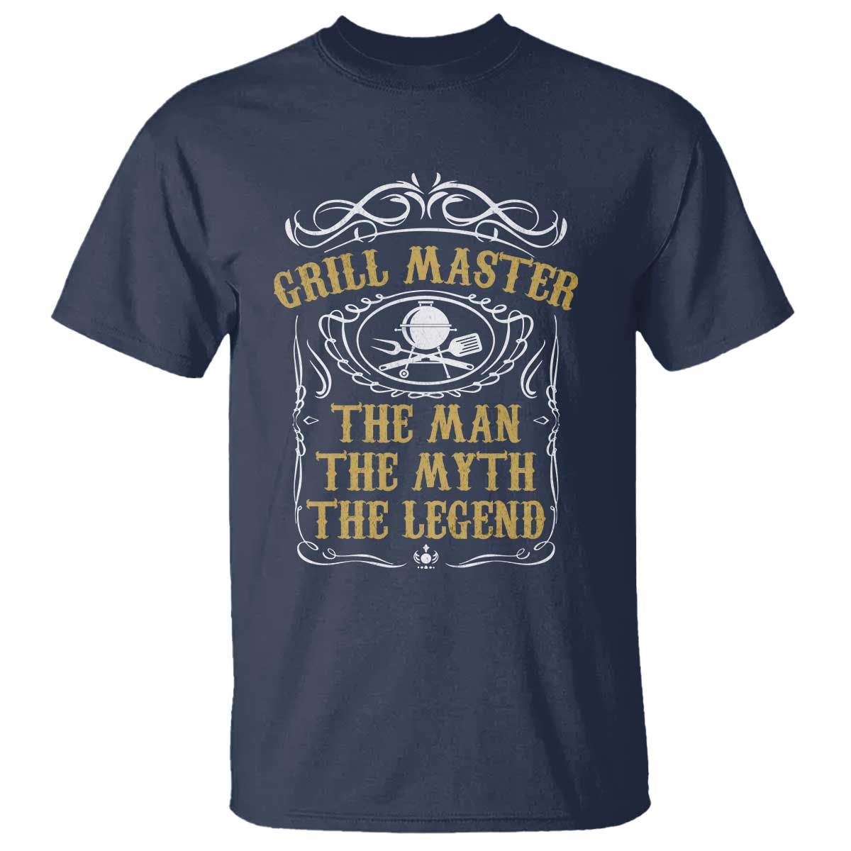 BBQ Grilling Pitmaster T Shirt Grill Master The Man The Myth The Legend - Wonder Print Shop