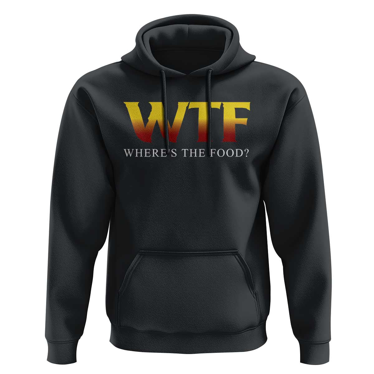 Funny BBQ Lover Hoodie WTF Where's The Food Grilling