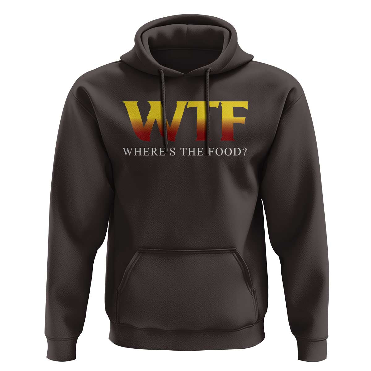 Funny BBQ Lover Hoodie WTF Where's The Food Grilling