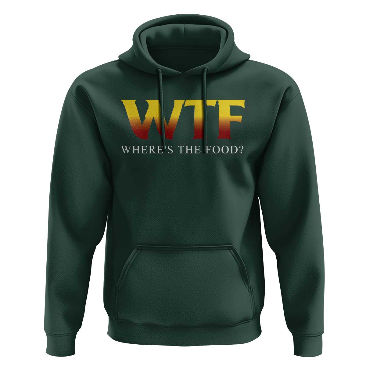 Funny BBQ Lover Hoodie WTF Where's The Food Grilling