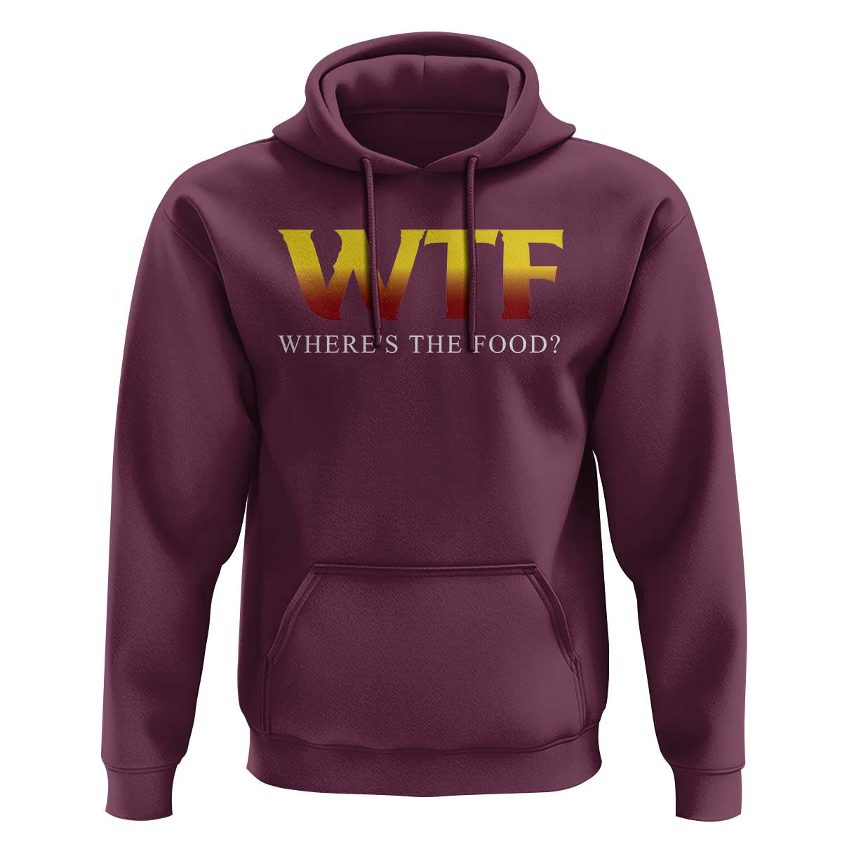 Funny BBQ Lover Hoodie WTF Where's The Food Grilling