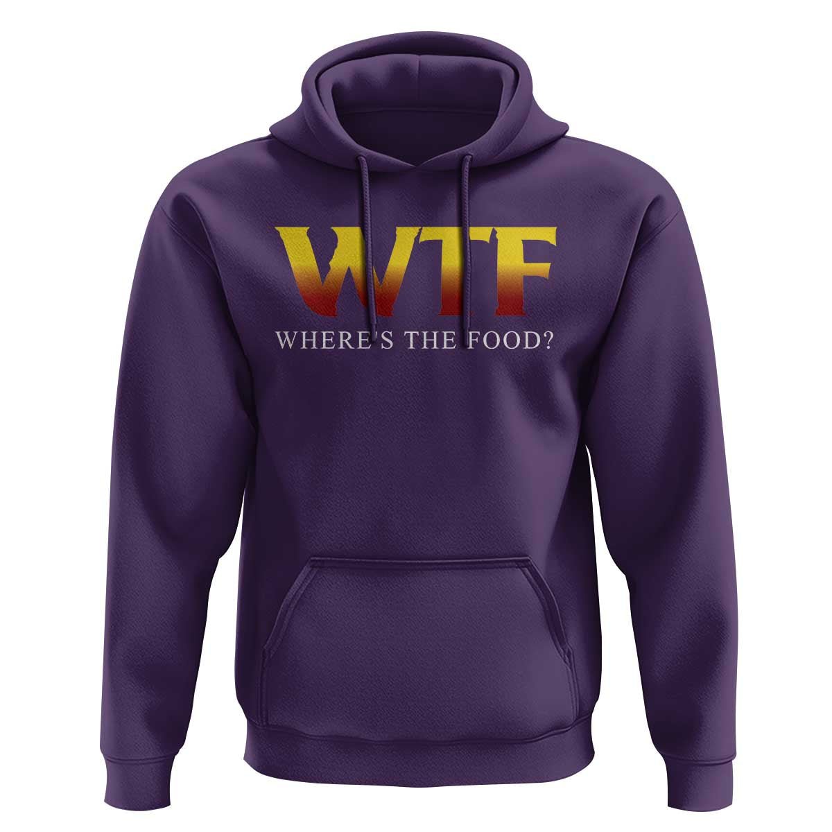 Funny BBQ Lover Hoodie WTF Where's The Food Grilling