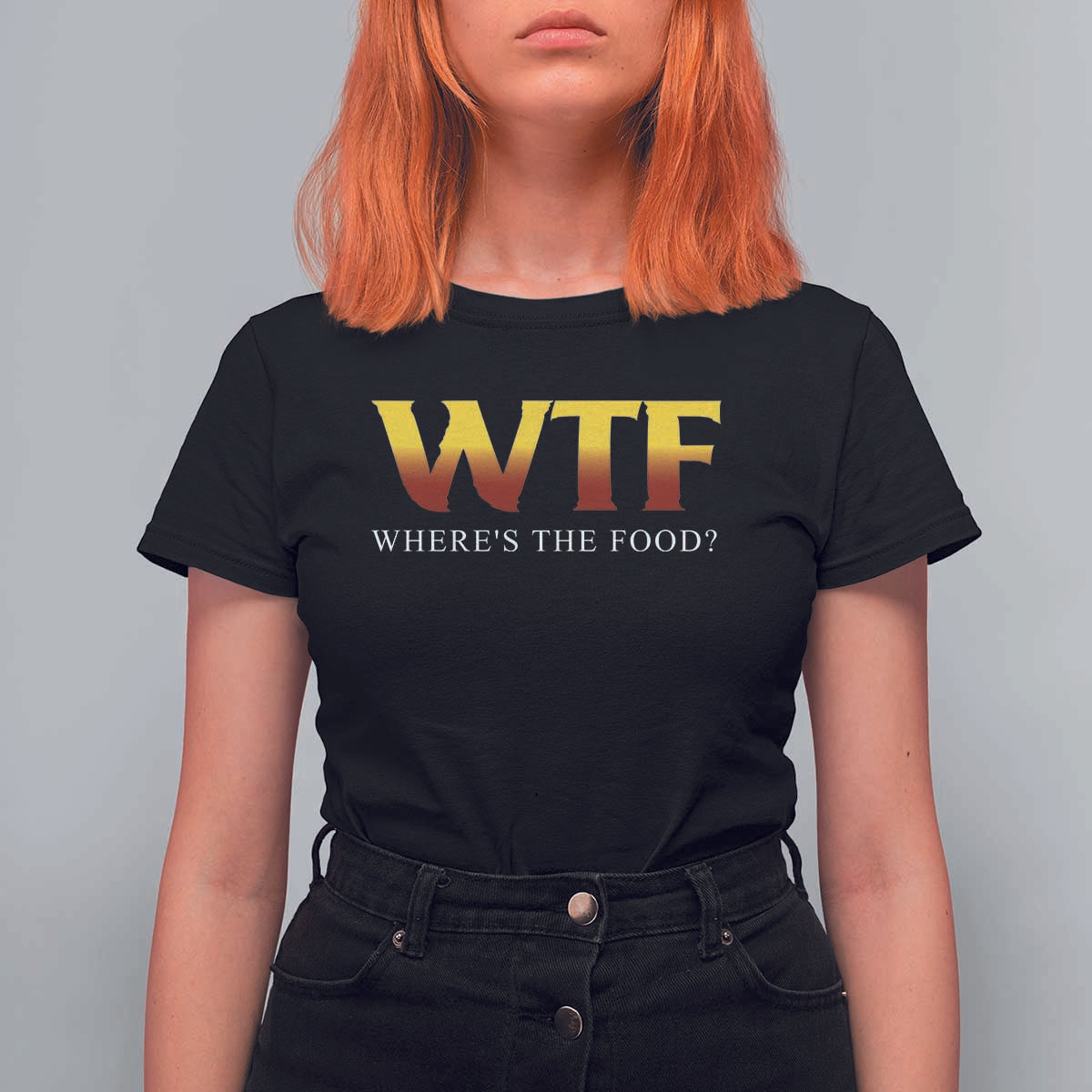 Funny BBQ Lover T Shirt For Women WTF Where's The Food Grilling - Wonder Print Shop