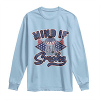 Funny BBQ Grilling Long Sleeve Shirt Mind If I Smoke Smoker