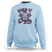 Funny BBQ Grilling Sweatshirt Mind If I Smoke Smoker