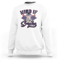 Funny BBQ Grilling Sweatshirt Mind If I Smoke Smoker