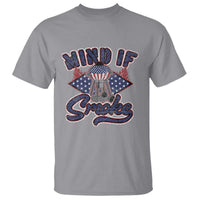 Funny BBQ Grilling T Shirt Mind If I Smoke Smoker - Wonder Print Shop