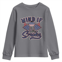 Funny BBQ Grilling Youth Sweatshirt Mind If I Smoke Smoker
