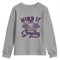 Funny BBQ Grilling Youth Sweatshirt Mind If I Smoke Smoker