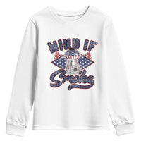 Funny BBQ Grilling Youth Sweatshirt Mind If I Smoke Smoker