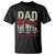 Funny BBQ Grilling Pitmaster T Shirt Dad The Man The Myth The Grill Master - Wonder Print Shop