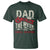 Funny BBQ Grilling Pitmaster T Shirt Dad The Man The Myth The Grill Master - Wonder Print Shop