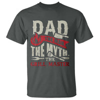 Funny BBQ Grilling Pitmaster T Shirt Dad The Man The Myth The Grill Master - Wonder Print Shop
