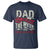 Funny BBQ Grilling Pitmaster T Shirt Dad The Man The Myth The Grill Master - Wonder Print Shop
