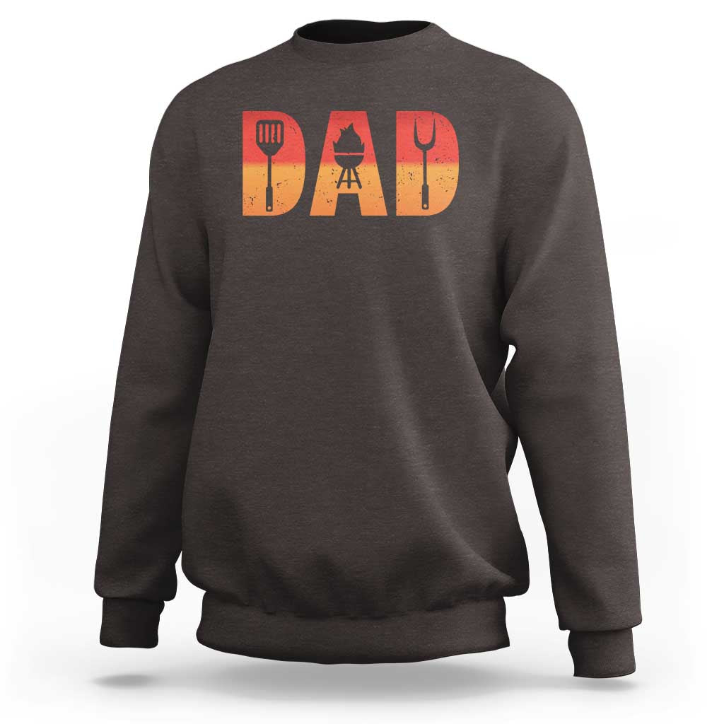 Funny BBQ Grill Dad Sweatshirt
