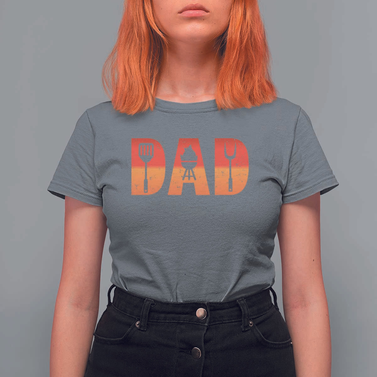 Funny BBQ Grill Dad T Shirt For Women - Wonder Print Shop