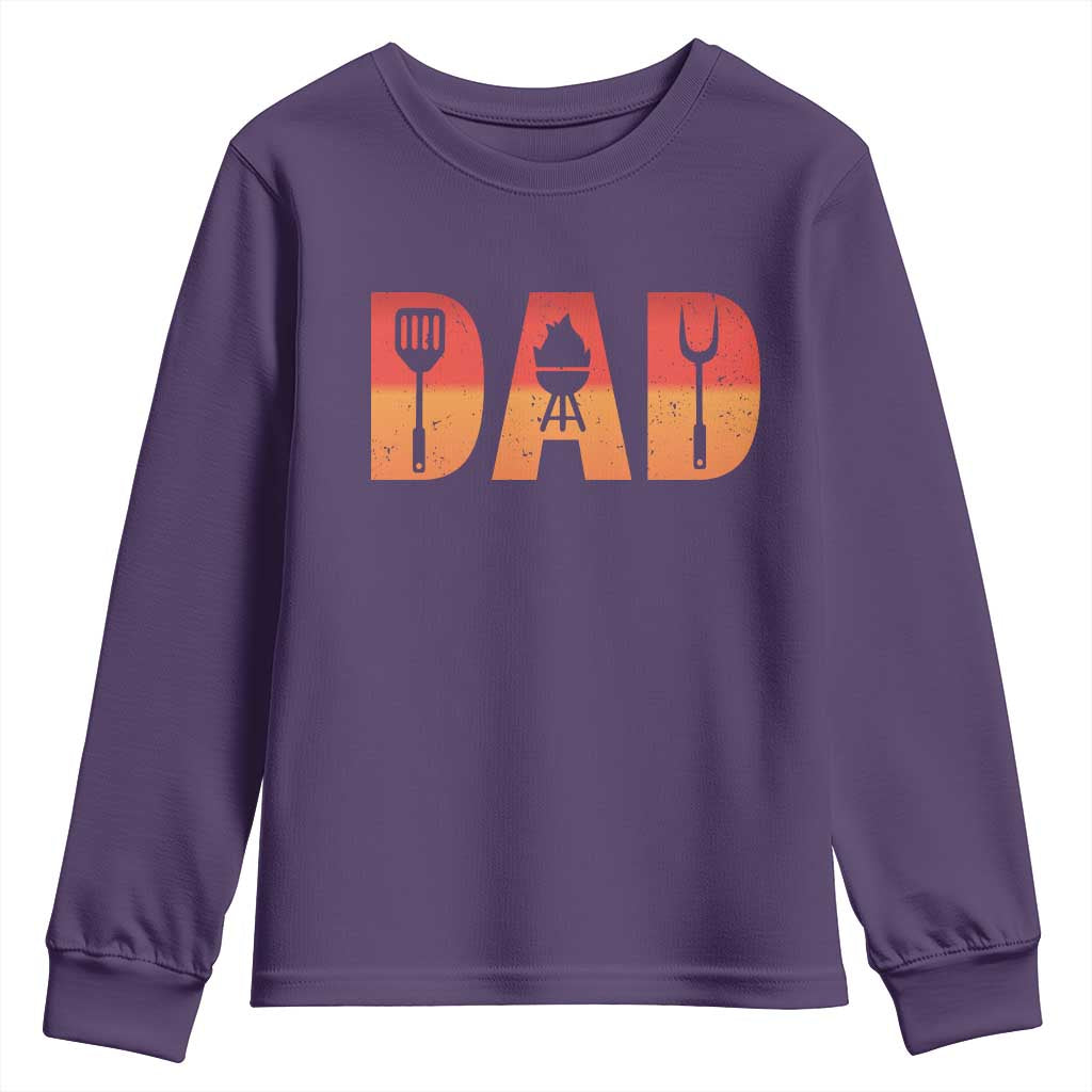 Funny BBQ Grill Dad Youth Sweatshirt