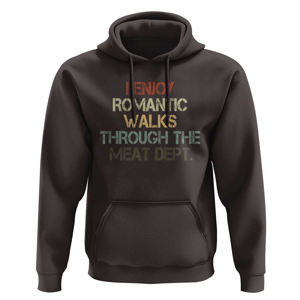 Funny BBQ Grilling Hoodie I Enjoy Romantic Walks Through The Meat Dept
