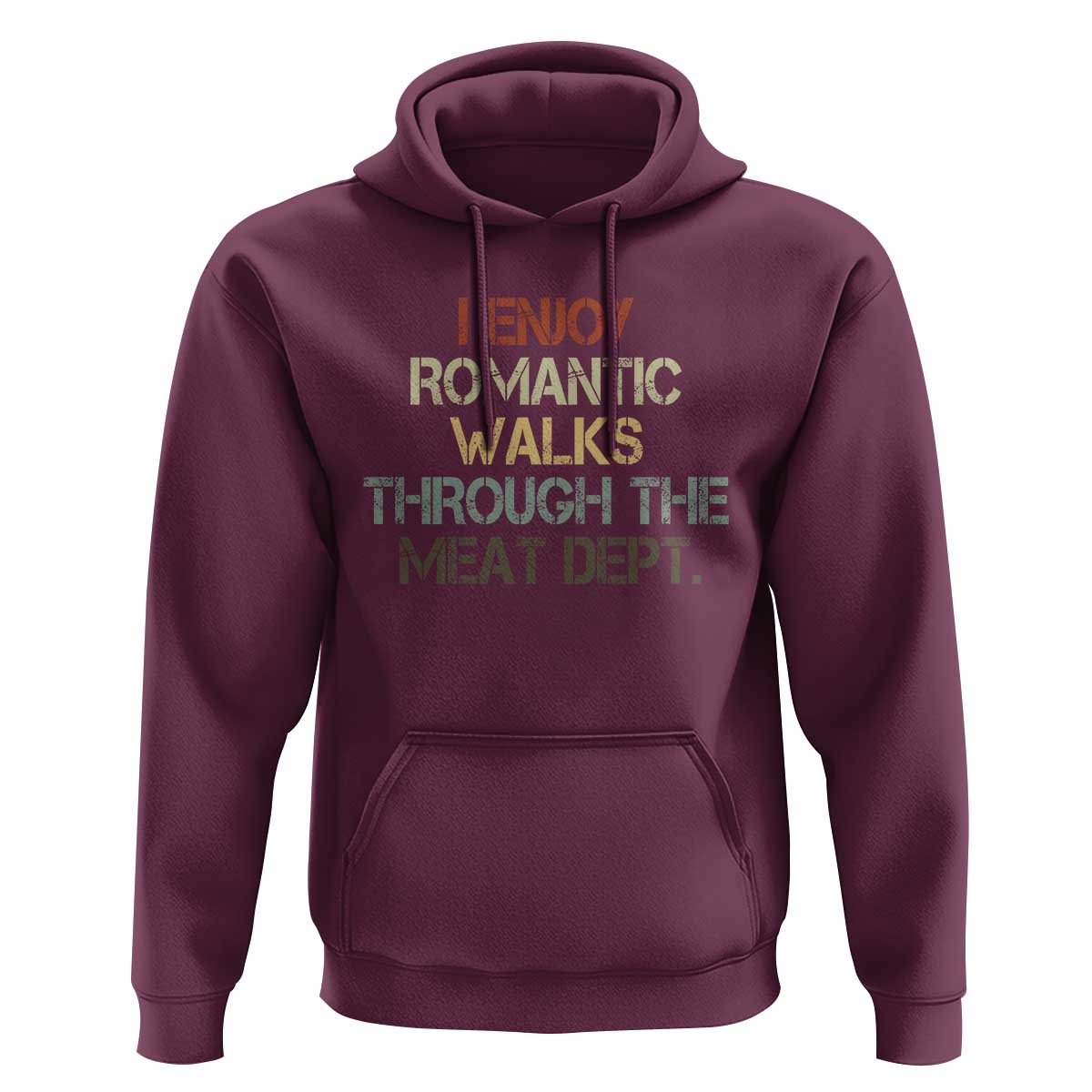 Funny BBQ Grilling Hoodie I Enjoy Romantic Walks Through The Meat Dept
