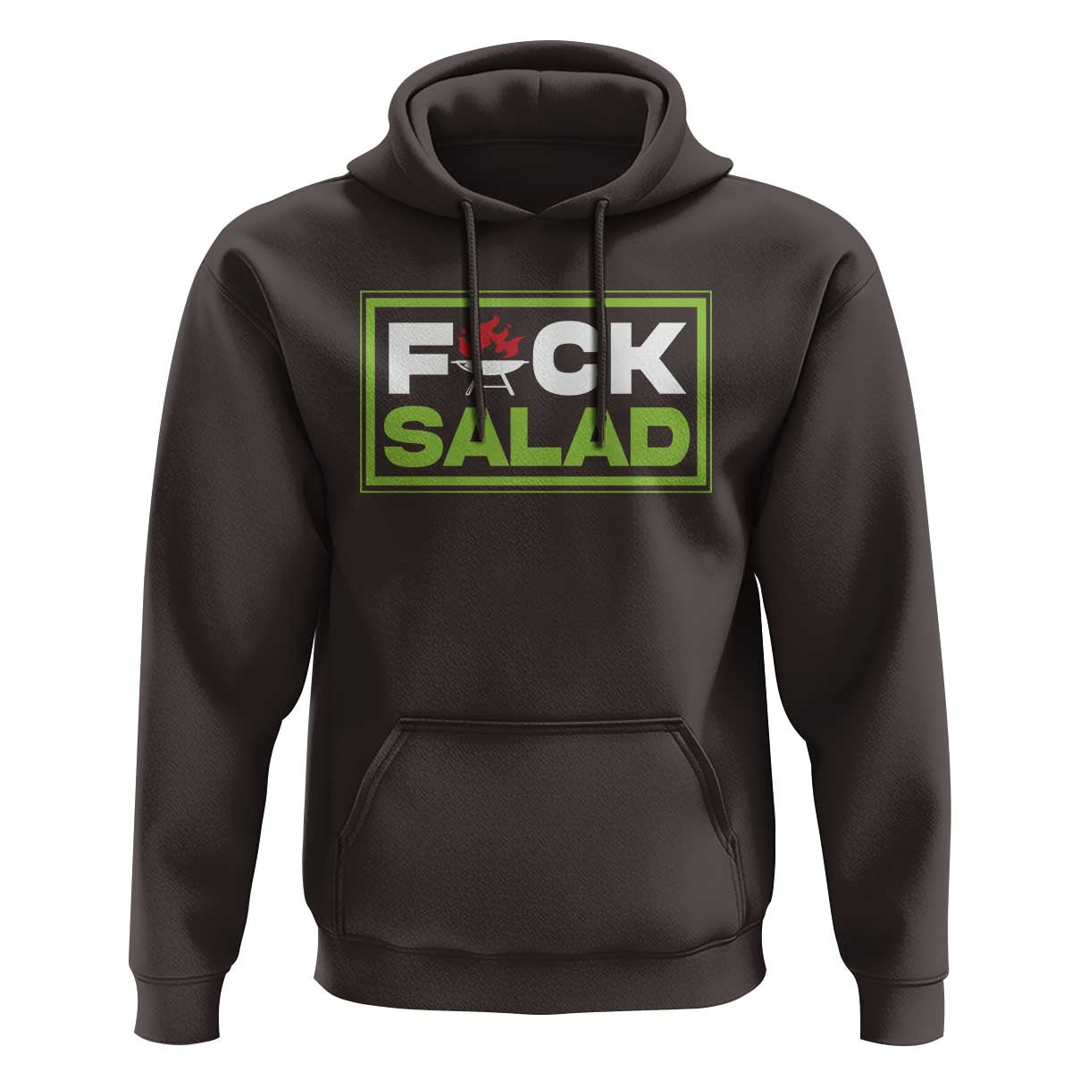 Funny BBQ Lover Hoodie Fxxk Salad Anti Vegan Jokes