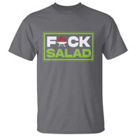 Funny BBQ Lover T Shirt Fxxk Salad Anti Vegan Jokes - Wonder Print Shop