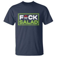 Funny BBQ Lover T Shirt Fxxk Salad Anti Vegan Jokes - Wonder Print Shop