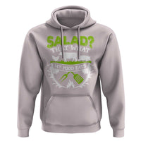 Funny BBQ Lover Hoodie Salad That's What My Food Eats Anti Vegan Jokes