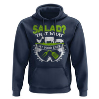 Funny BBQ Lover Hoodie Salad That's What My Food Eats Anti Vegan Jokes