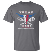 Texas BBQ Lover T Shirt Where Every Bite Is Legendary Texan Flag - Wonder Print Shop