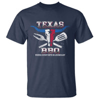 Texas BBQ Lover T Shirt Where Every Bite Is Legendary Texan Flag - Wonder Print Shop