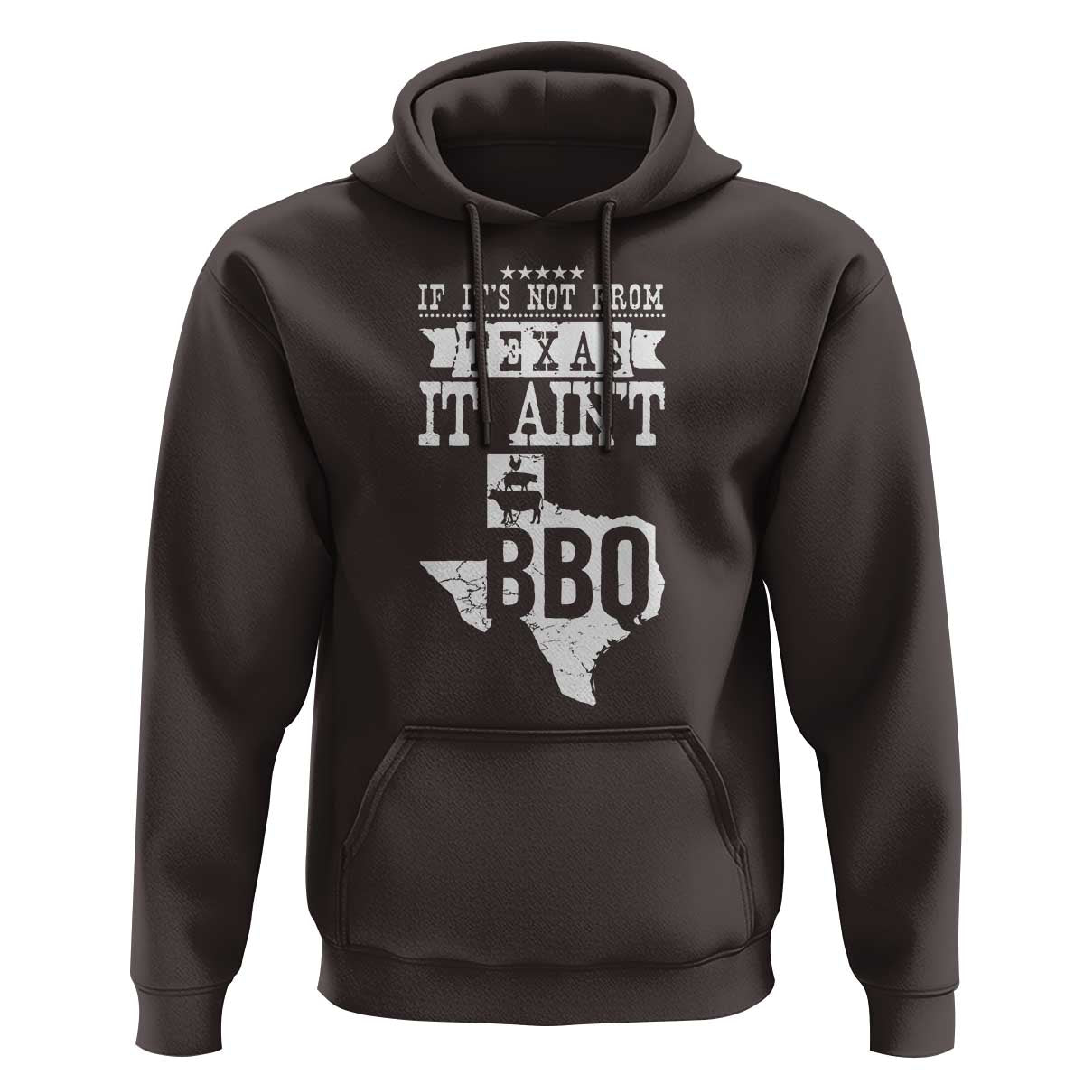 Texas BBQ Lover Hoodie If It's Not From Texas It Ain't BBQ