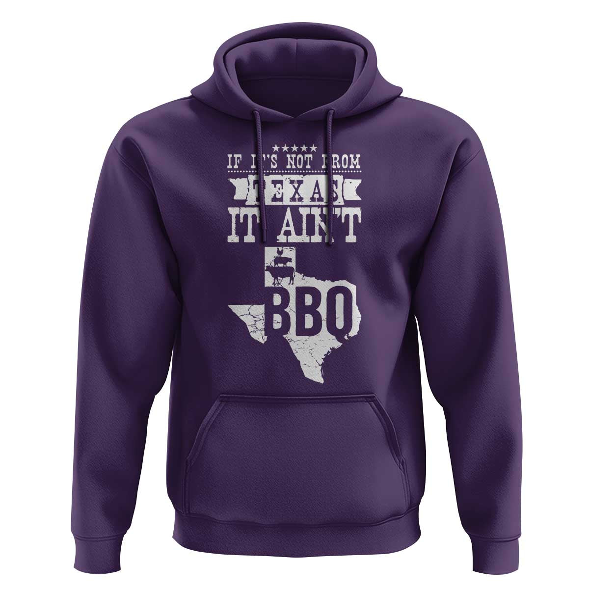 Texas BBQ Lover Hoodie If It's Not From Texas It Ain't BBQ