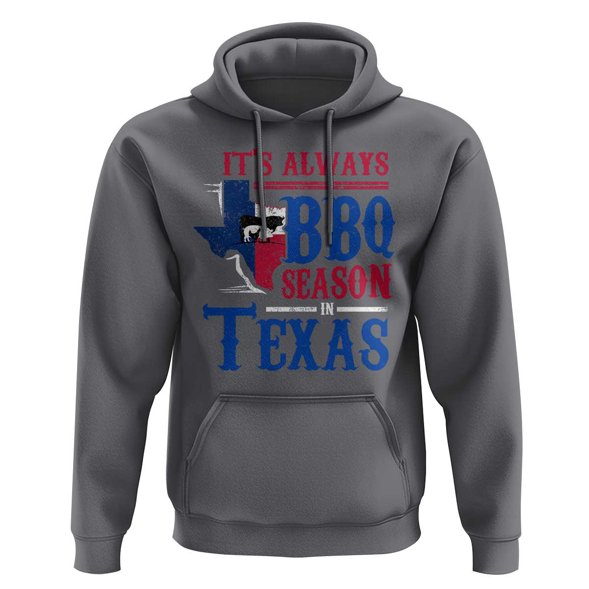 Texas BBQ Lover Hoodie It's Always BBQ Season In Texas