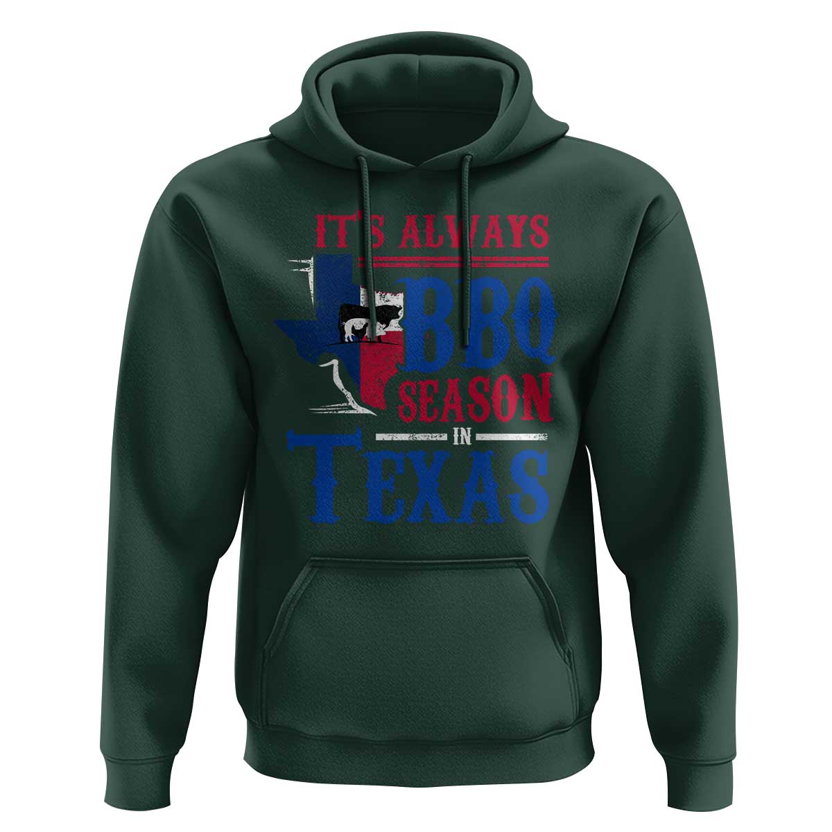 Texas BBQ Lover Hoodie It's Always BBQ Season In Texas