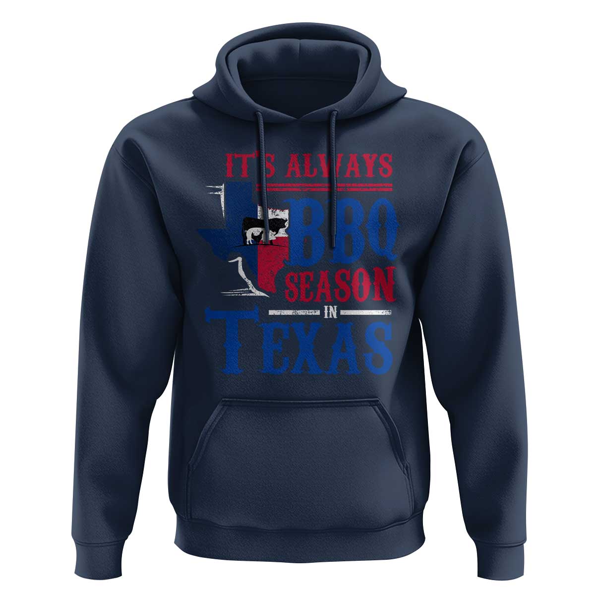 Texas BBQ Lover Hoodie It's Always BBQ Season In Texas