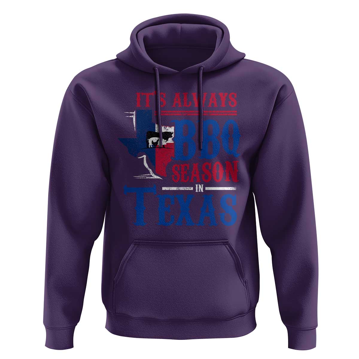 Texas BBQ Lover Hoodie It's Always BBQ Season In Texas