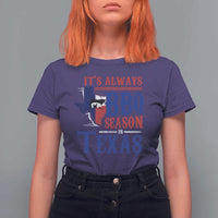 Texas BBQ Lover T Shirt For Women It's Always BBQ Season In Texas - Wonder Print Shop