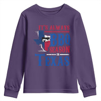 Texas BBQ Lover Youth Sweatshirt It's Always BBQ Season In Texas